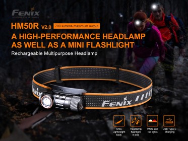 Nabíjecí čelovka Fenix HM50R V2.0